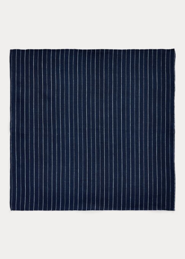 Cuadrícula Polo Ralph Lauren Hombre Azules - Linen Pocket - IBORH7431